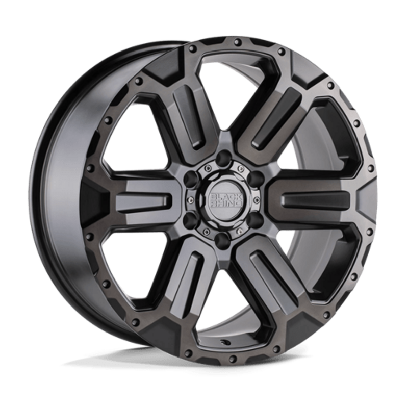 Llanta Black Rhino Wanaka 18x9" 6x139.7 ET12 Flat Gunmetal