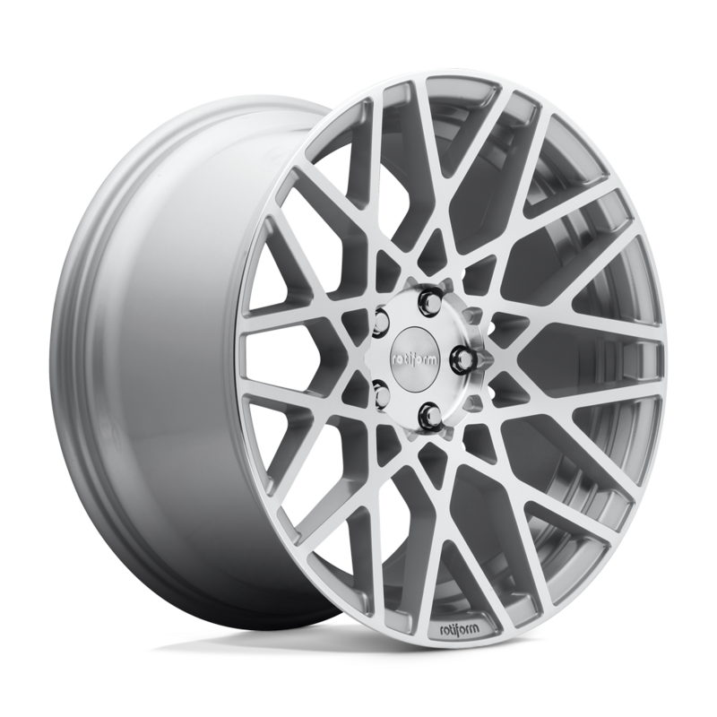 Llanta Rotiform BLQ 18x8.5" 5x112 ET45 Gloss Silver Machined