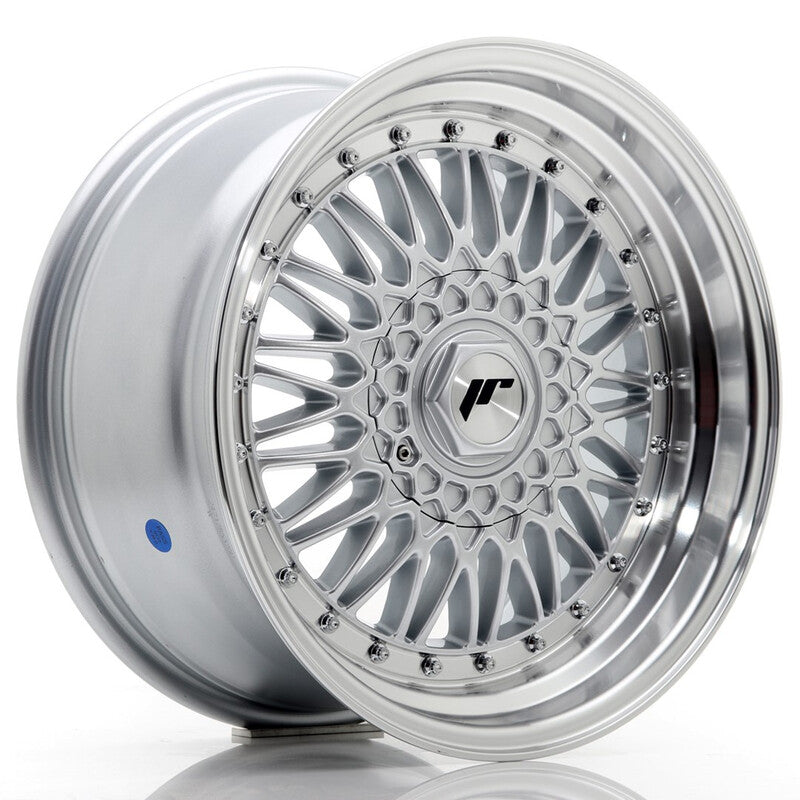 Llanta Japan Racing JR-9 17x8.5" PCD a medida (4 y 5 agujeros) ET20-35 Silver