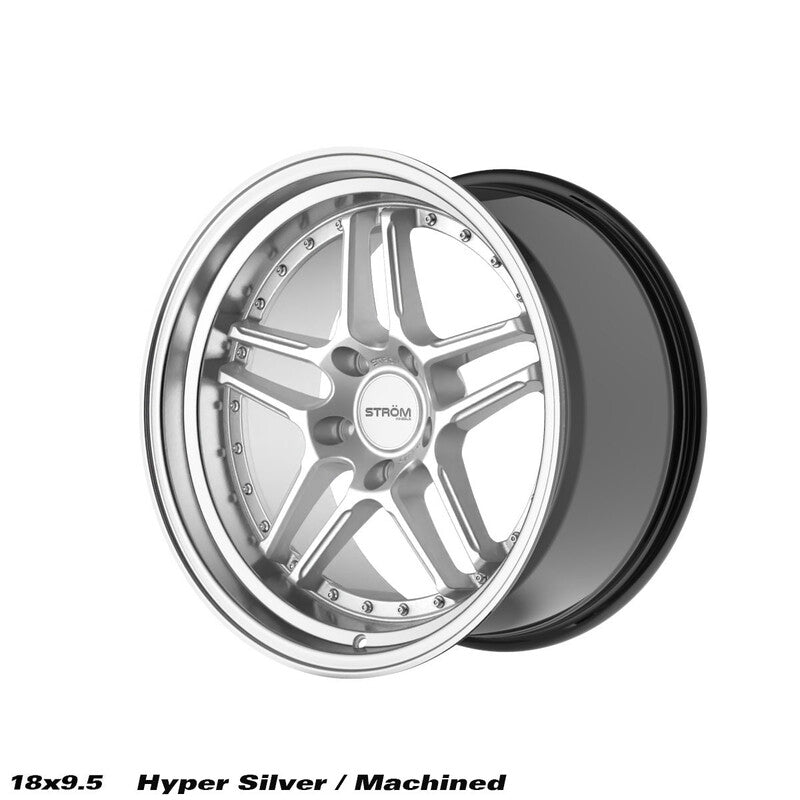 Llanta Ström DS-05 18x9.5" 5x120 ET15 Hyper Polished Dish