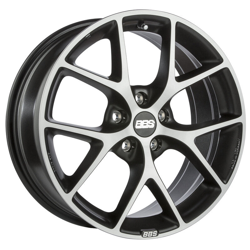 Llanta BBS SR 17x7.5" 5x112 ET35 Black Diamond Cut (SR004)