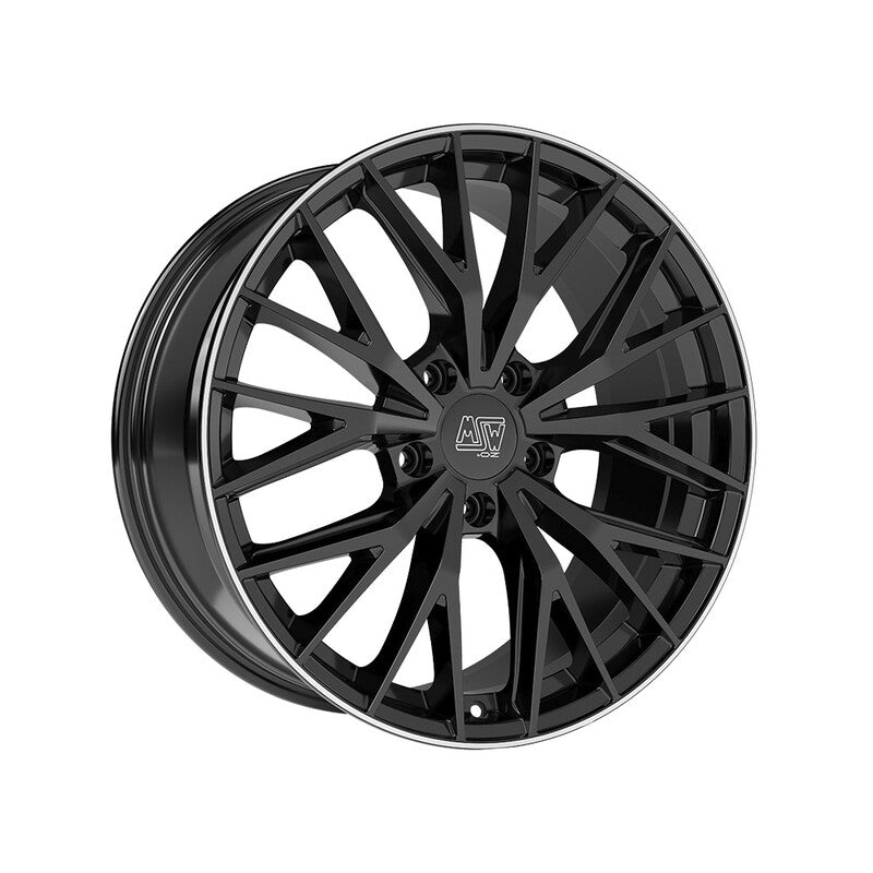 Llanta MSW 44 20x8.5" 5x112 ET35 Gloss Black, Machined Spokes