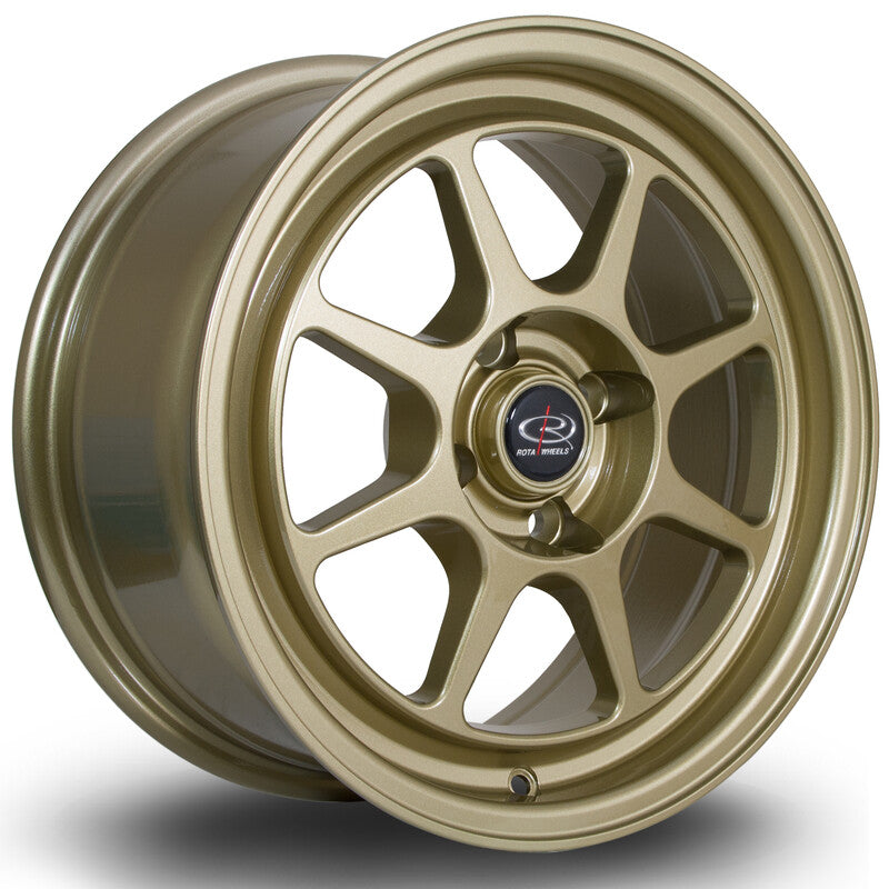 Llanta Rota Spec8 15x7" 4x100 ET35 Gold