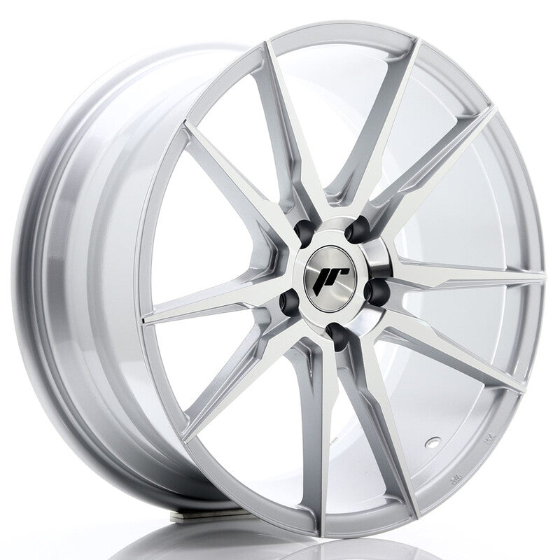Llanta Japan Racing JR-21 19x8.5" 5x114.3 ET40 Machined Silver