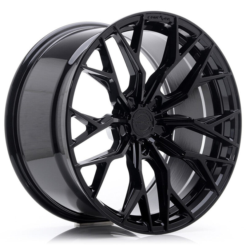 Llanta Concaver CVR1 20x8.5" PCD a medida (5 agujeros) ET20-45 Platinum Black