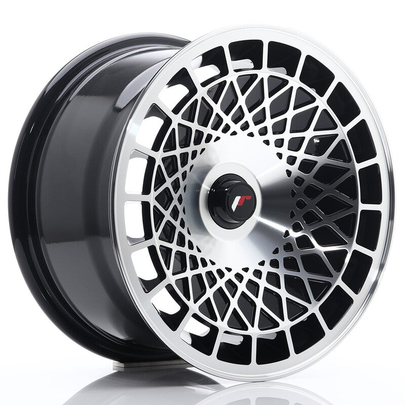 Llanta Japan Racing JR-14 15x8" PCD a medida (4 y 5 agujeros) ET20 Gloss Black