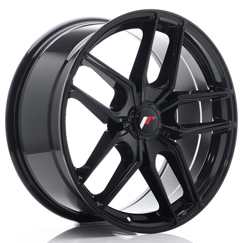 Llanta Japan Racing JR-25 19x8.5" PCD a medida (5 agujeros) ET20-40 Gloss Black