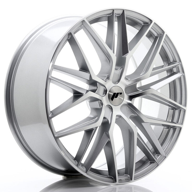 Llanta Japan Racing JR-28 Extreme Concave 22x9" PCD a medida (5 agujeros) ET30-45 Silver / Machined