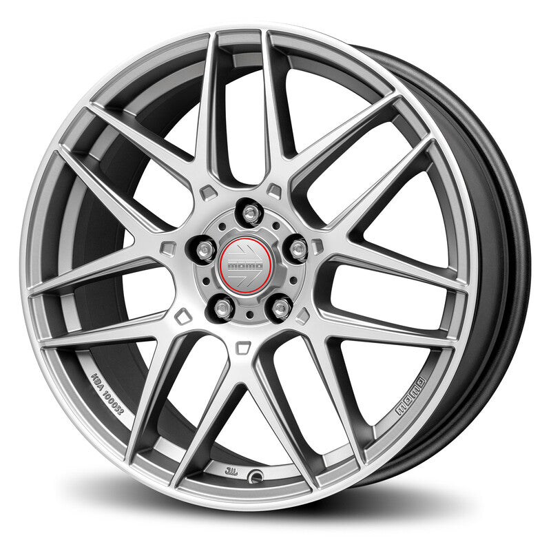 Llanta Momo Competizione 17x7.5" 5x110 ET33 Titan & Silver Polished