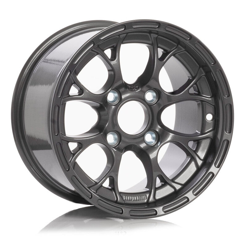 Llanta Compomotive CXR 1382 13x8" 4x108 ET35 Metallic Grey (Ford - 63.5 Mm)