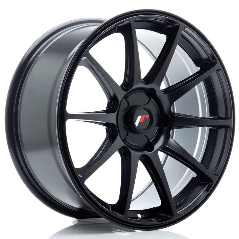 Llanta Japan Racing JR-11 18x8.5" PCD a medida (5 agujeros) ET20-40 Flat Black