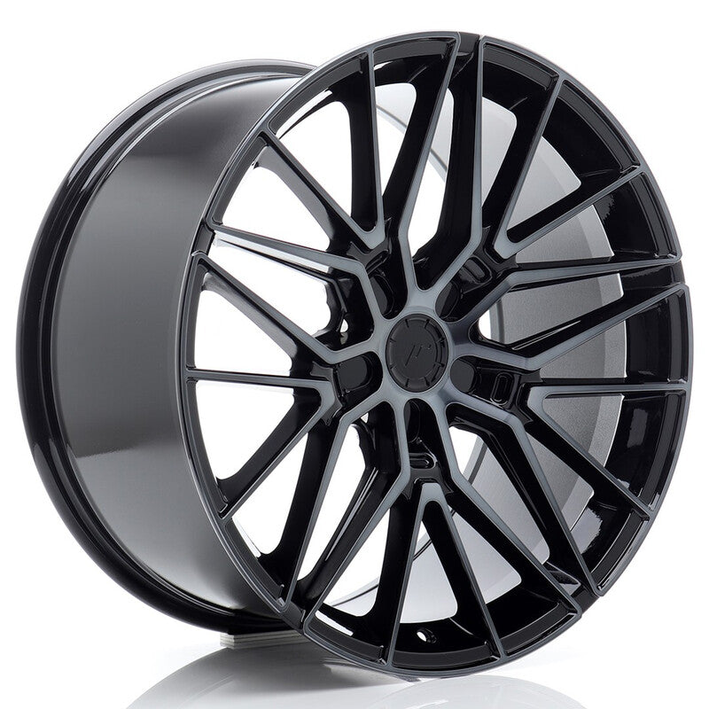Llanta Japan Racing JR-38 20x9" PCD a medida (5 agujeros) ET20-35 Flat Black, Tinted Face