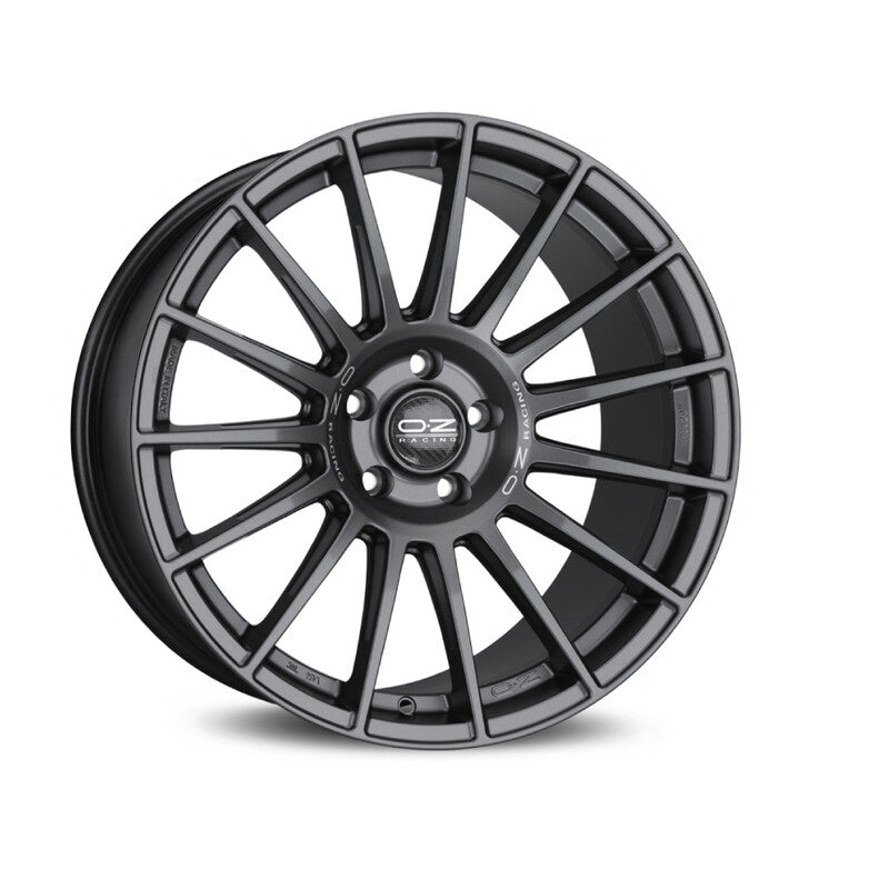 Llanta OZ Superturismo Dakar 21x10.5" 5x114.3 ET47 Flat Graphite, Silver Lettering