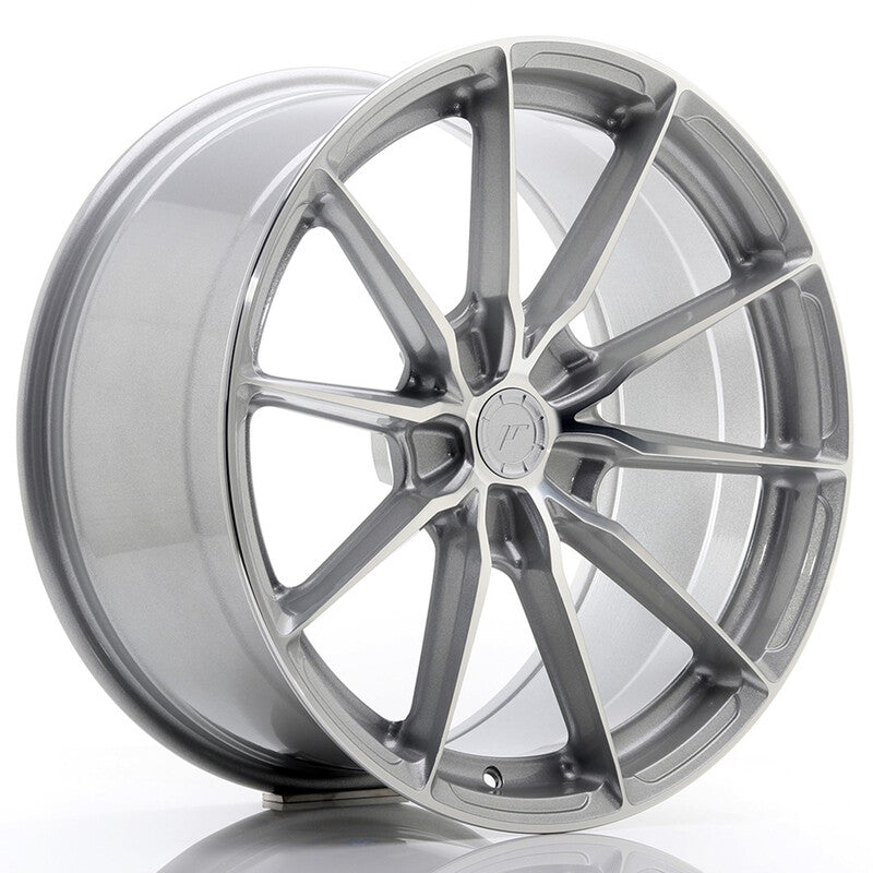 Llanta Japan Racing JR-37 Extreme Concave 19x9.5" PCD a medida (5 agujeros) ET20-45 Silver
