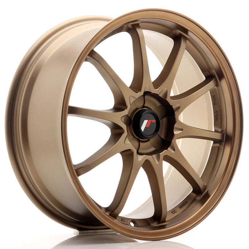 Llanta Japan Racing JR-5 18x8" PCD a medida (5 agujeros) ET35 Dark Anodized Bronze