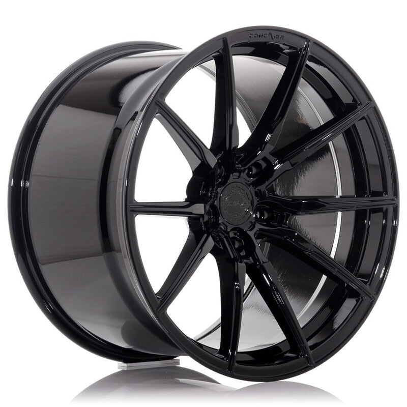 Llanta Concaver CVR4 19x9.5" PCD a medida (5 agujeros) ET20-45 Platinum Black