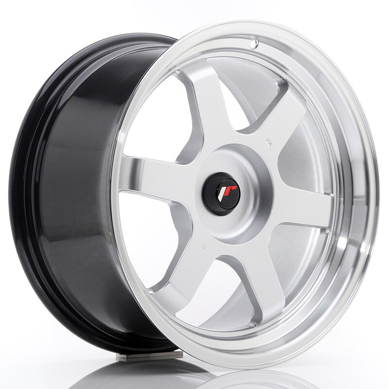 Llanta Japan Racing JR-12 18x9" PCD a medida (4 y 5 agujeros) ET25-27 Silver