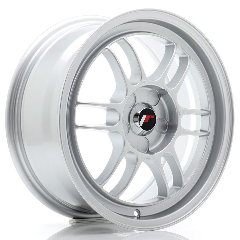 Llanta Japan Racing JR-7 16x7" PCD a medida (5 agujeros) ET38 Silver