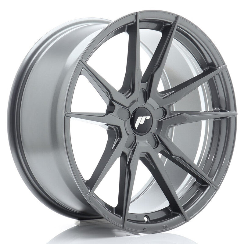 Llanta Japan Racing JR-21 Extreme Concave 19x10" PCD a medida (5 agujeros) ET20-51 Hyper Gray