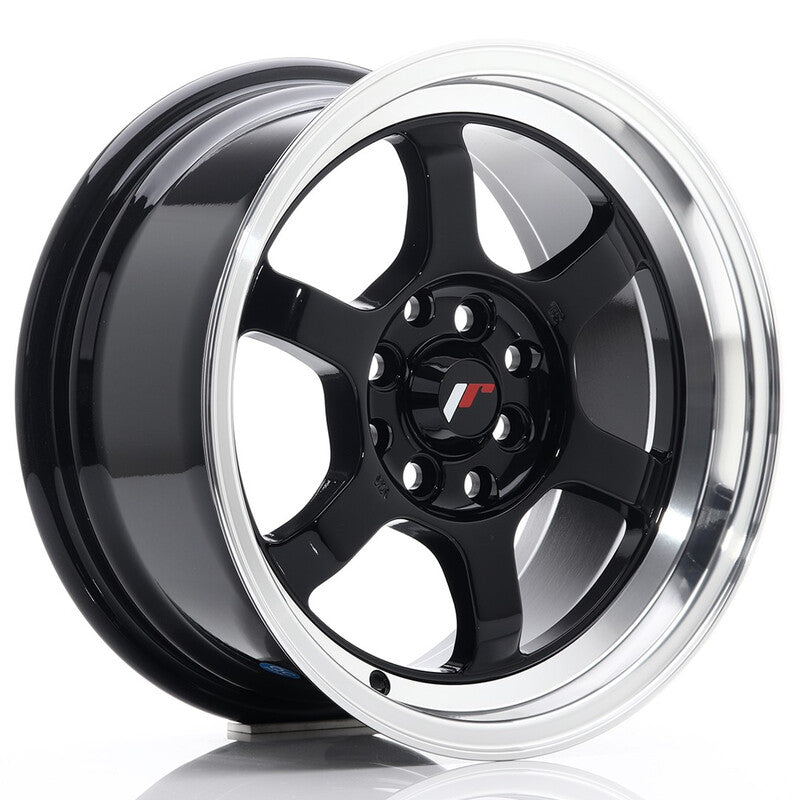Llanta Japan Racing JR-12 15x7.5" 4x100/114.3 ET26 Gloss Black