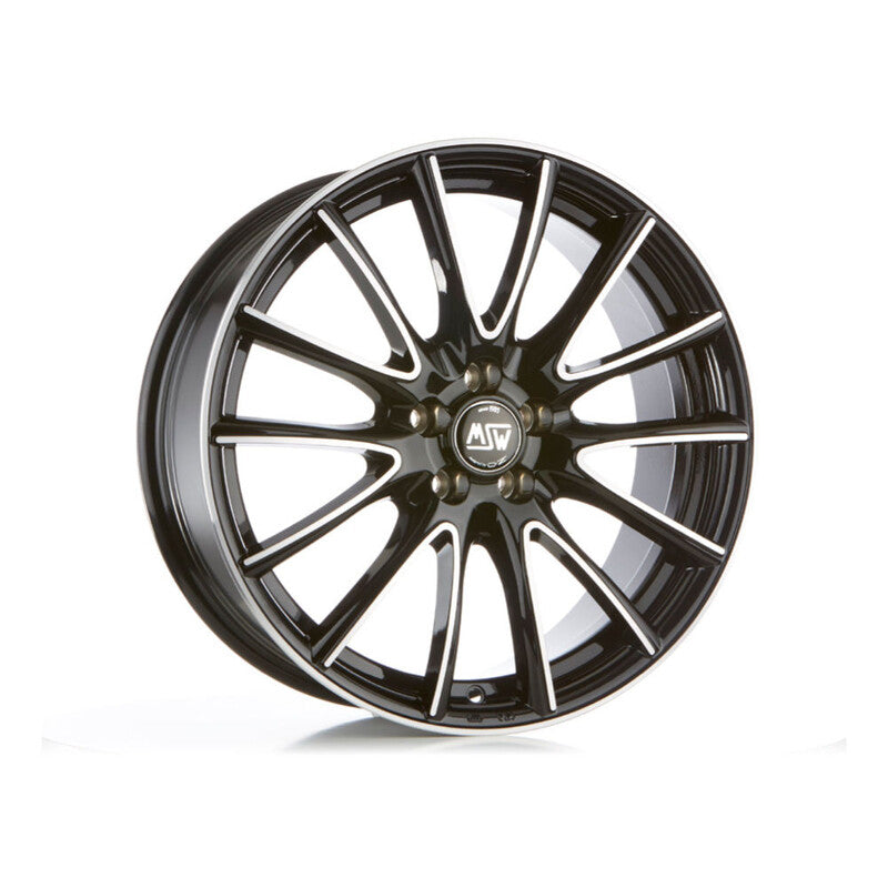 Llanta MSW 86 17x7.5" 5x110 ET36 Gloss Black, Machined Spokes