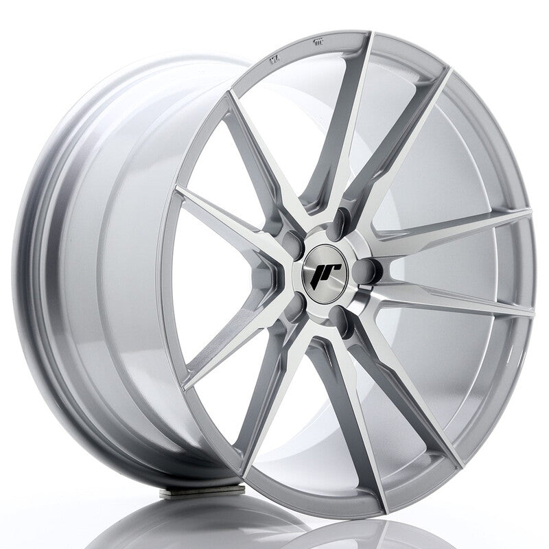 Llanta Japan Racing JR-21 Extreme Concave 20x11" PCD a medida (5 agujeros) ET30-50 Machined Silver