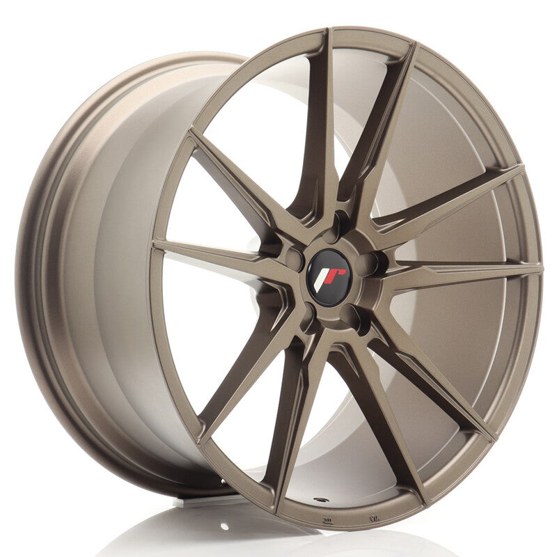 Llanta Japan Racing JR-21 21x11" PCD a medida (5 agujeros) ET15-55 Bronze