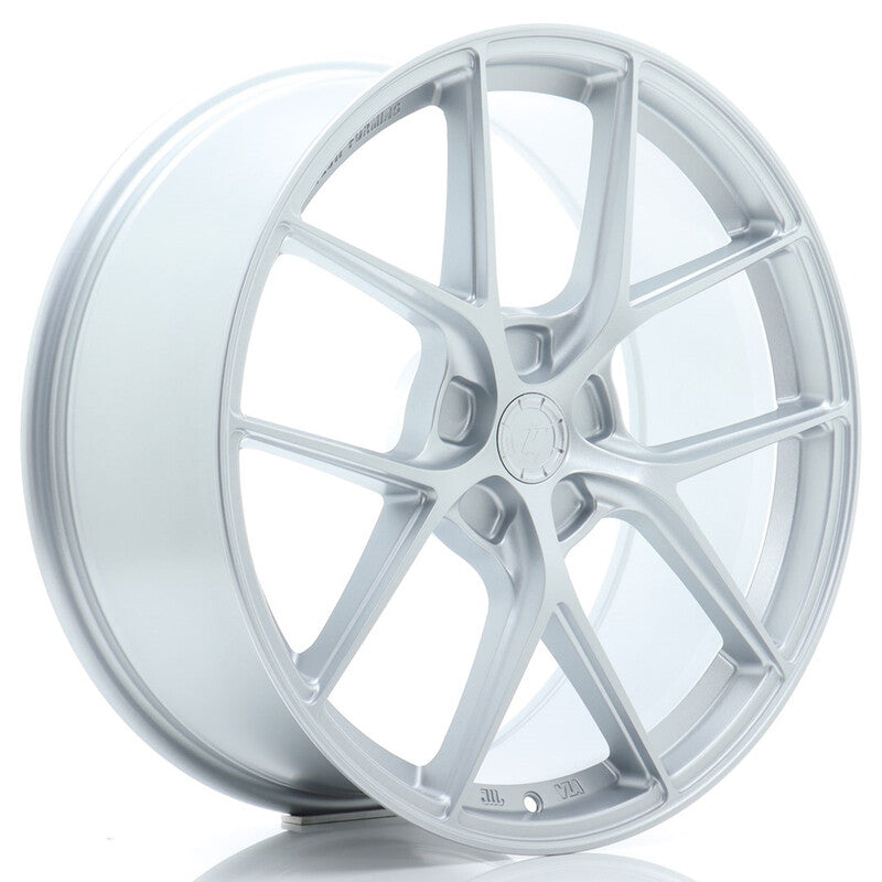 Llanta Japan Racing SL-01 Super Light 20x8.5" PCD a medida (5 agujeros) ET20-45 Machined Silver
