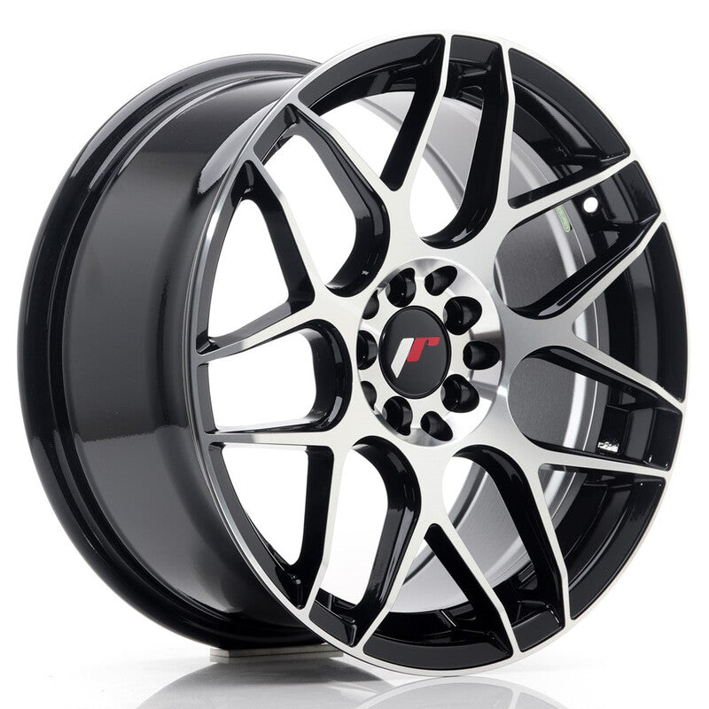 Llanta Japan Racing JR-18 17x8" 5x100/114.3 ET35 Machined Black