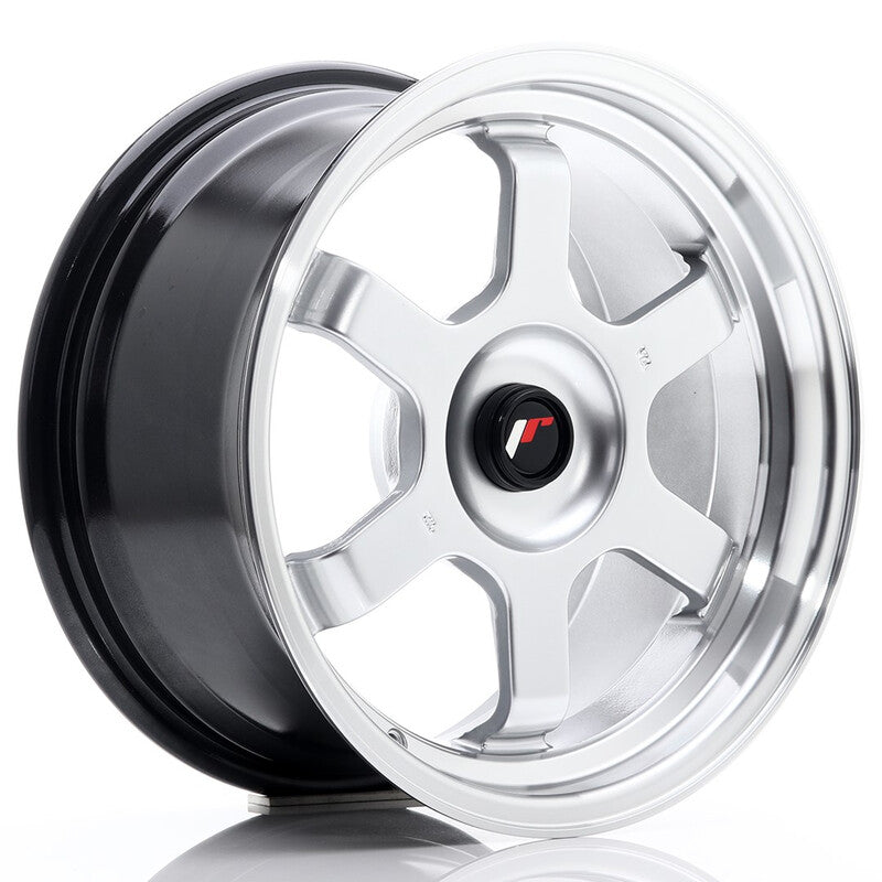 Llanta Japan Racing JR-12 16x8" PCD a medida (4 y 5 agujeros) ET20-22 Hyper Silver