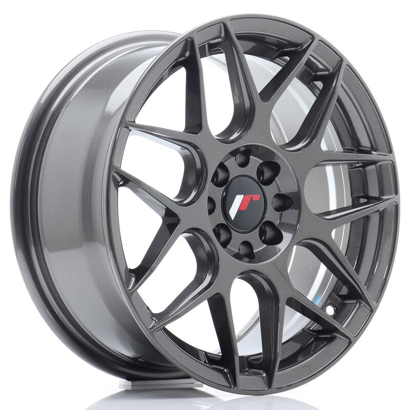Llanta Japan Racing JR-18 16x7" 4x108 ET25 Hyper Gray