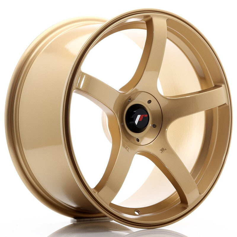 Llanta Japan Racing JR-32 18x8.5" PCD a medida (5 agujeros) ET20-38 Gold
