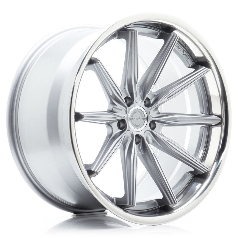 Llanta Concaver CVR8 19x10" PCD a medida (5 agujeros) ET15-44 Brushed Titanium