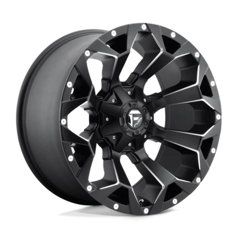 Llanta Fuel D546 Assault 17x9" 5x139.7/150 ET-12 Flat Black, Gloss Lip