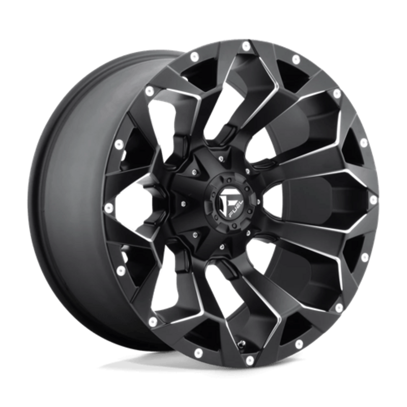Llanta Fuel D546 Assault 17x9" 6x135/139.7 ET-12 Flat Black, Gloss Lip