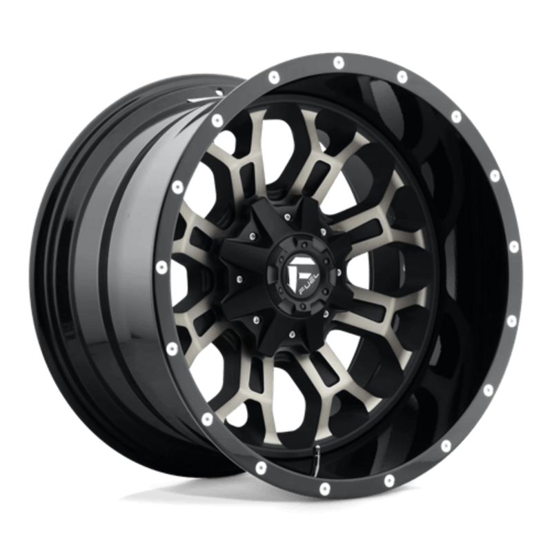 Llanta Fuel D561 Crush 17x9" 5x114.3/127 ET-12 Gloss Machined Double Dark Tint