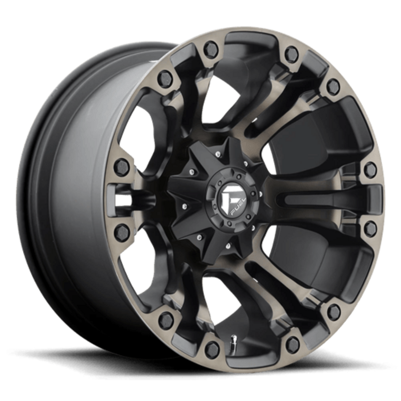 Llanta Fuel D569 Vapor 18x9" 6x135/139.7 ET20 Flat Black Double Dark Tint