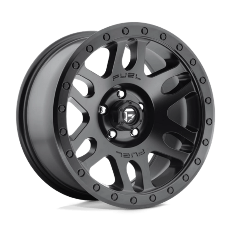 Llanta Fuel D584 Recoil 17x8.5" 5x127 ET-6 Flat Black