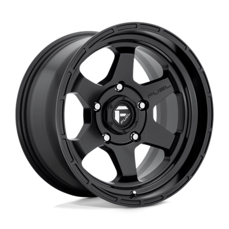 Llanta Fuel D664 Shok 18x9" 6x139.7 ET1 Flat Black