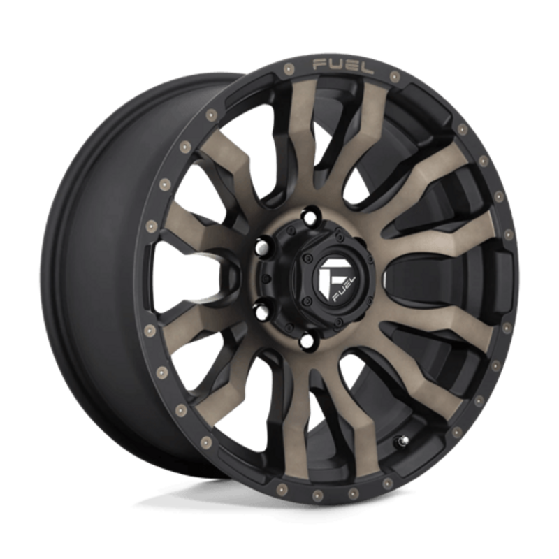 Llanta Fuel D674 Blitz 20x10" 8x165.1 ET-18 Flat Black Double Dark Tint