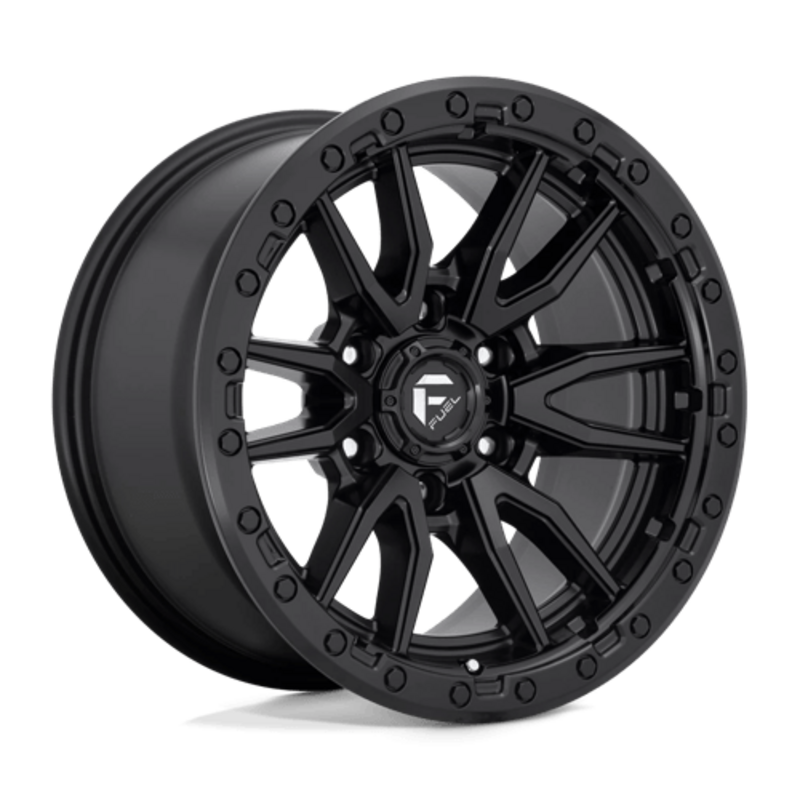 Llanta Fuel D679 Rebel 20x10" 5x139.7 ET-18 Flat Black