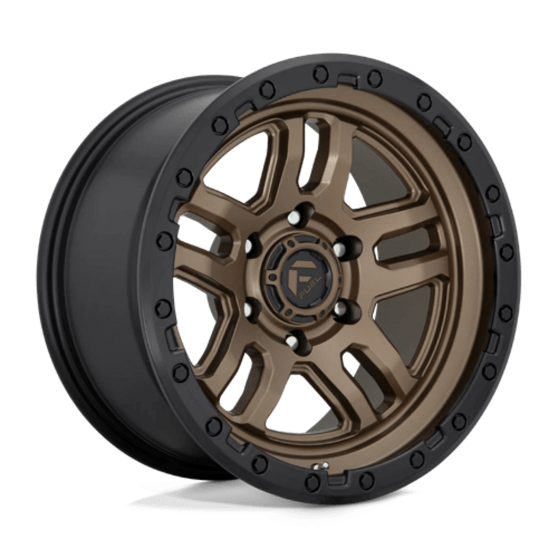 Llanta Fuel D702 Ammo 20x9" 6x135 ET01 Flat Bronze, Black Ring