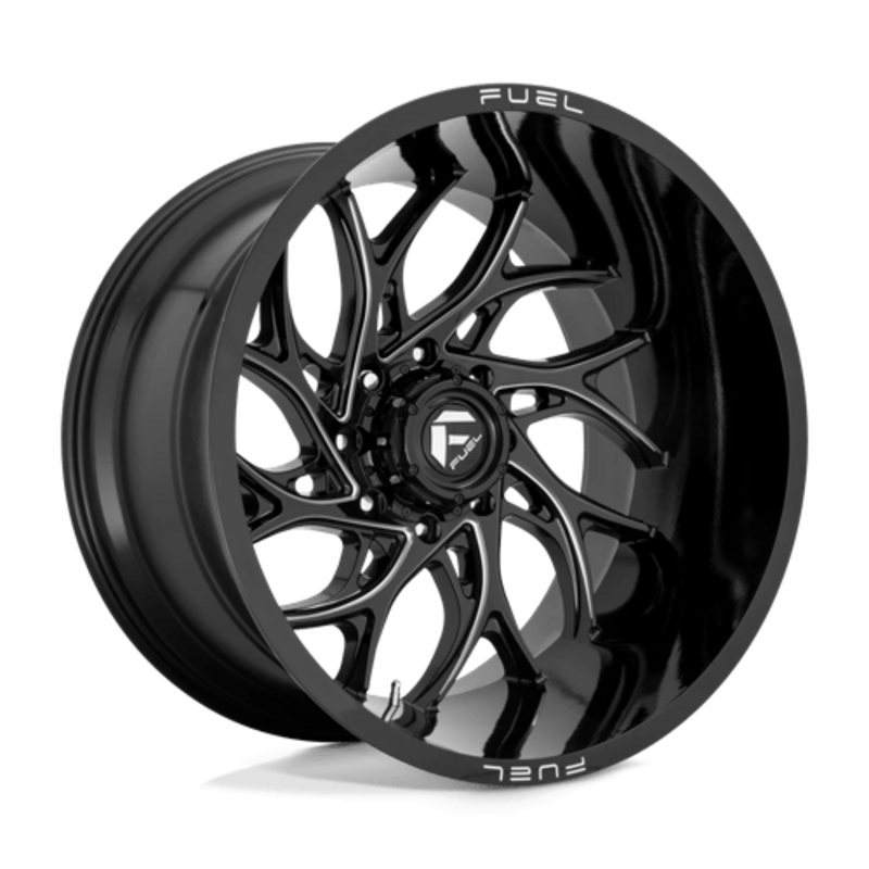 Llanta Fuel D741 Runner 24x11" 6x139.7 ET00 Gloss Black Milled