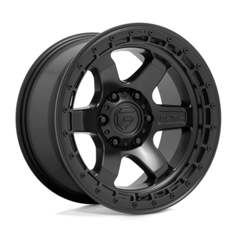 Llanta Fuel D750 Block 18x9" 5x127 ET1 Flat Black