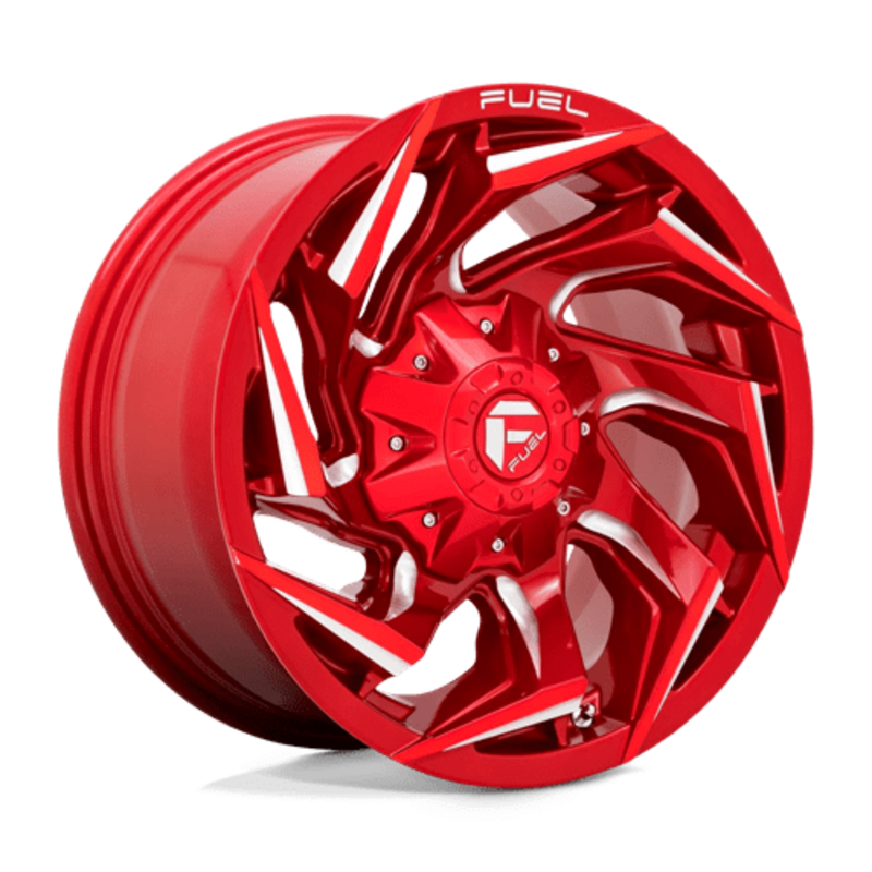 Llanta Fuel D754 Reaction 22x10" 6x135/139.7 ET-18 Candy Red Milled