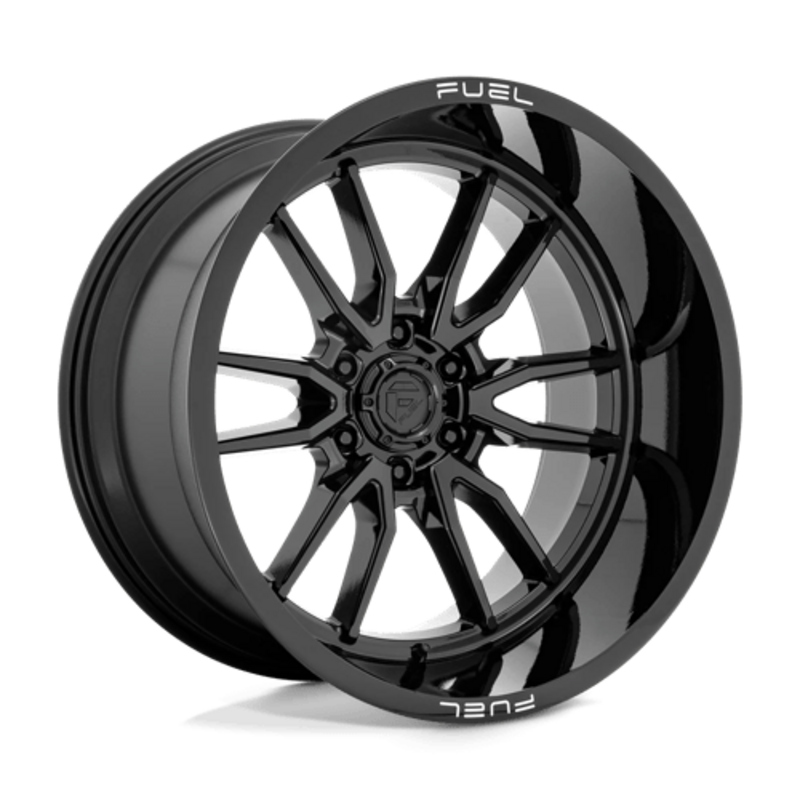 Llanta Fuel D760 Clash 22x12" 6x139.7 ET-44 Gloss Black