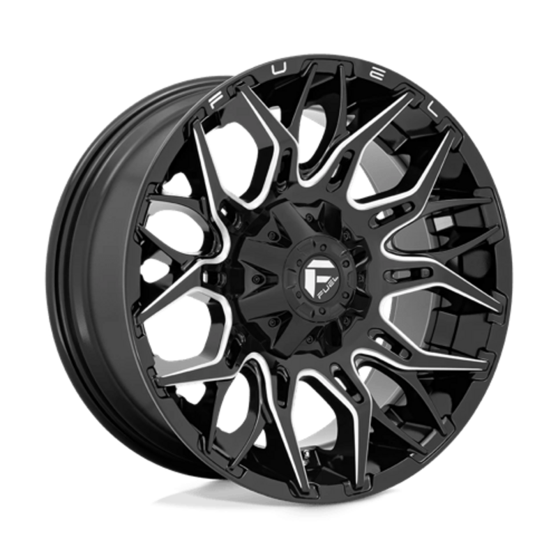 Llanta Fuel D769 Twitch 22x10" 5x139.7/150 ET-18 Gloss Black Milled