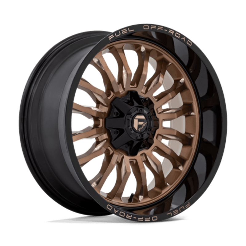 Llanta Fuel D797 Arc 22x10" 6x135/139.7 ET-18 Platinum Bronze, Black Lip