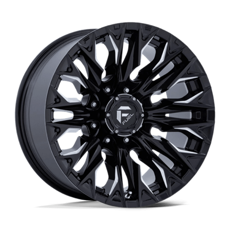 Llanta Fuel D803 Flame 20x9" 8x180 ET20 Gloss Black Milled