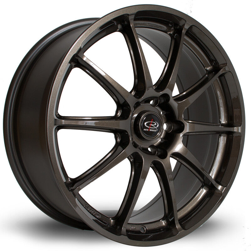 Llanta Rota GRA 18x7.5" 5x100 ET48 Gunmetal